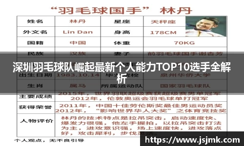 深圳羽毛球队崛起最新个人能力TOP10选手全解析